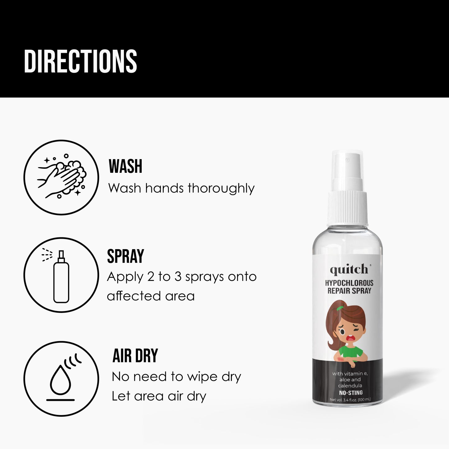 Quitch Hypochlorous Repair Spray