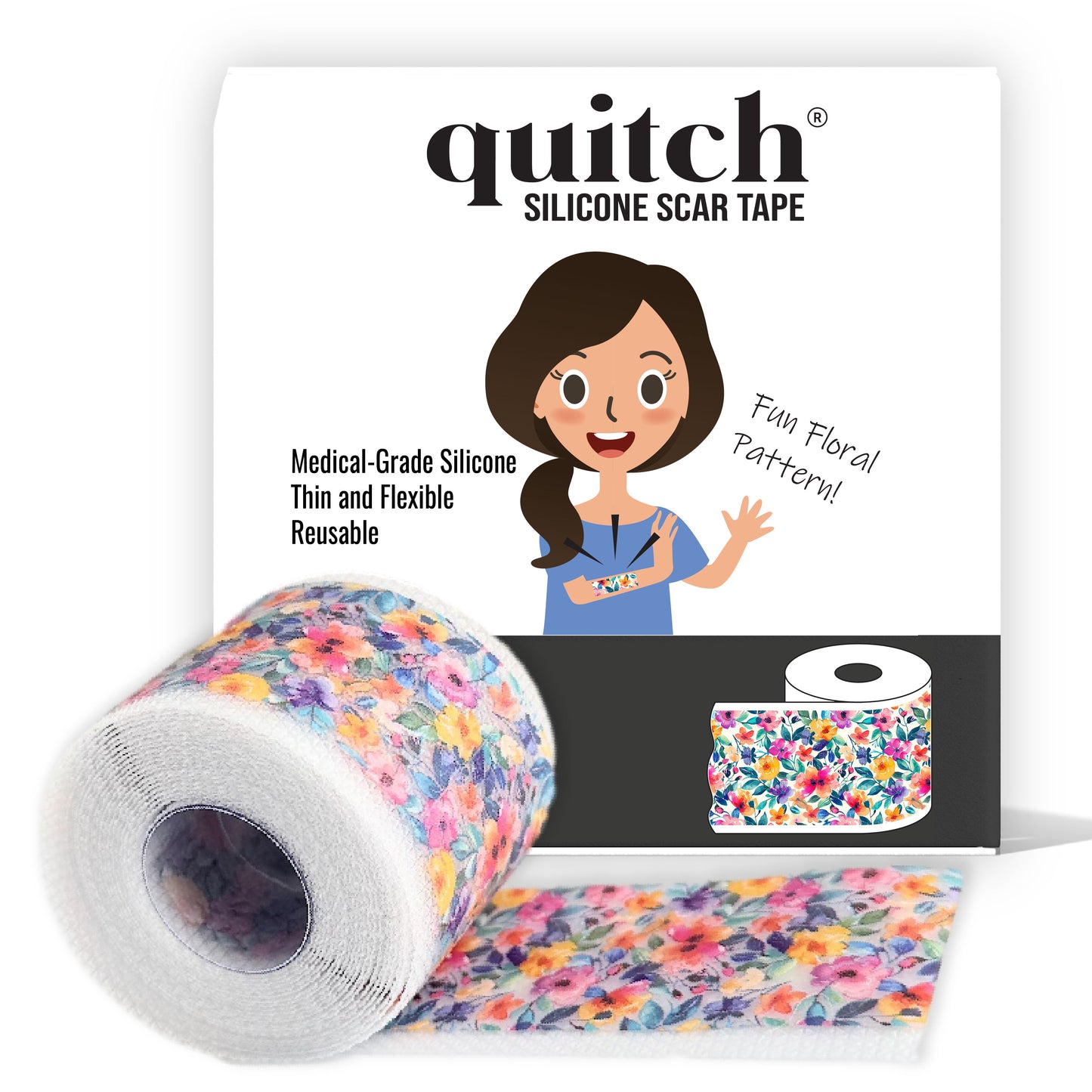 Silicone Tape Floral