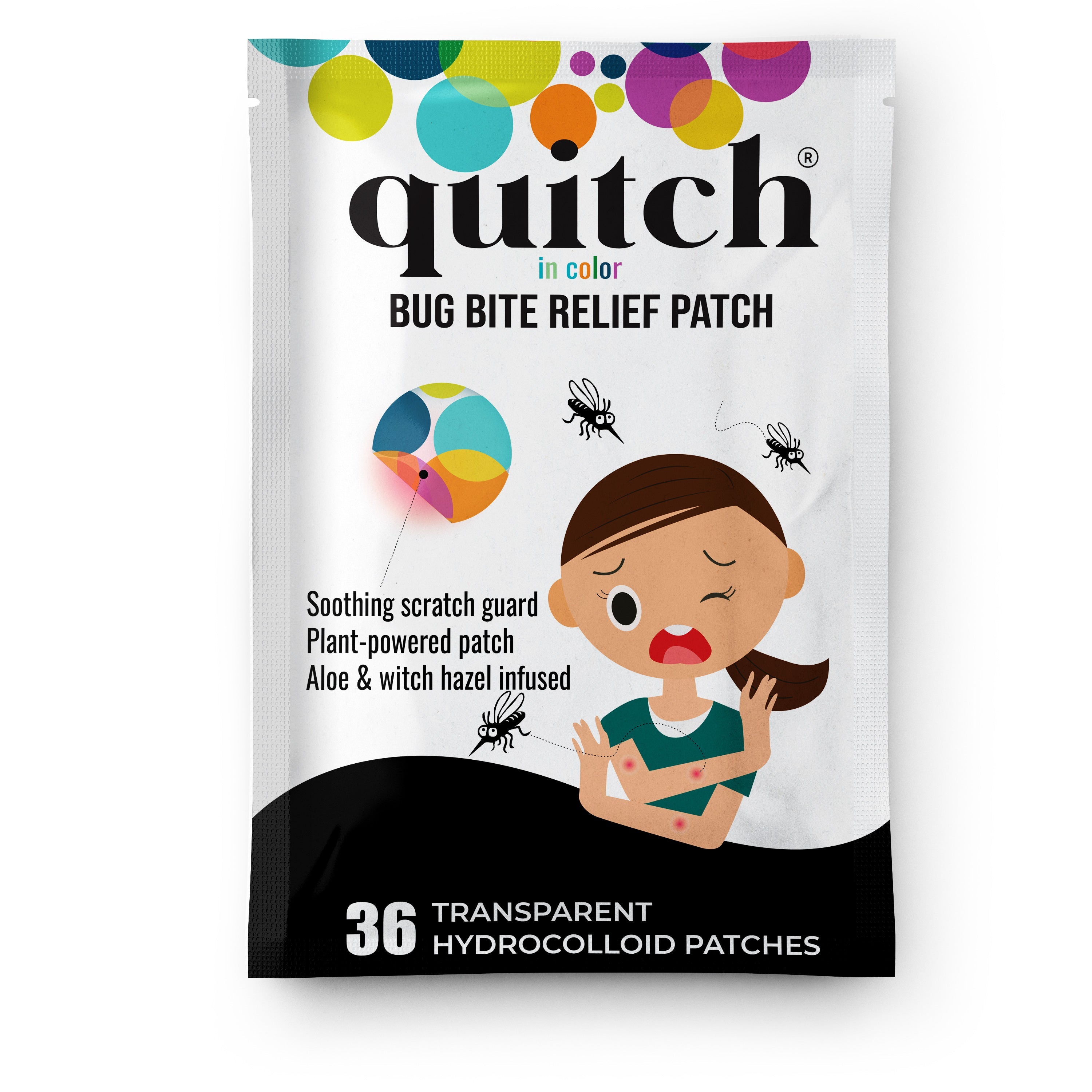 Quitch in Color Bug Bite Relief 36 Count