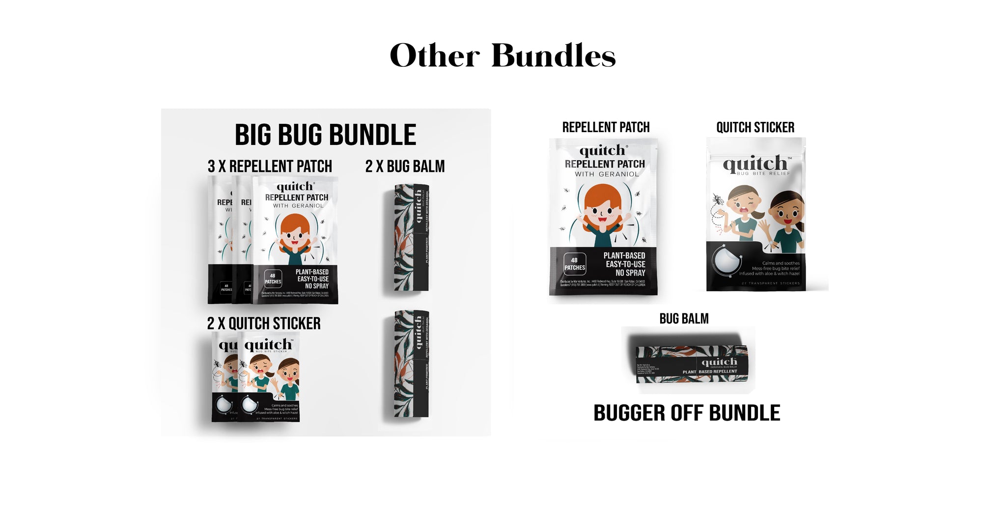 Sticker Bugger Basic Bug Bundle – Quitch Bug Bite Relief