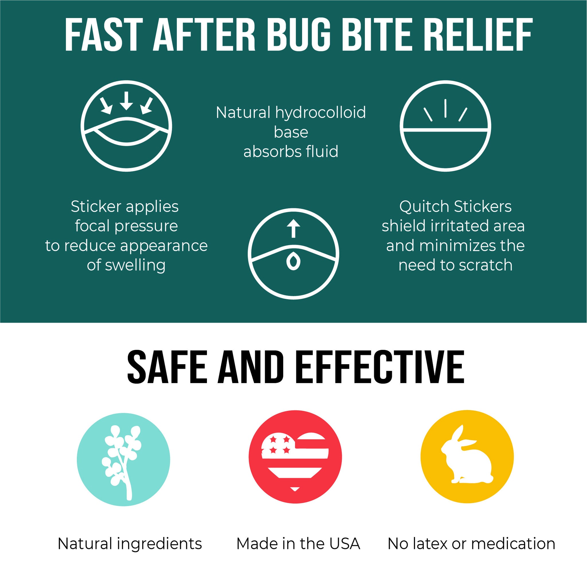 Quitch Sticker - Mosquito Bug Bite Relief