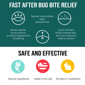 Quitch Sticker - Mosquito Bug Bite Relief